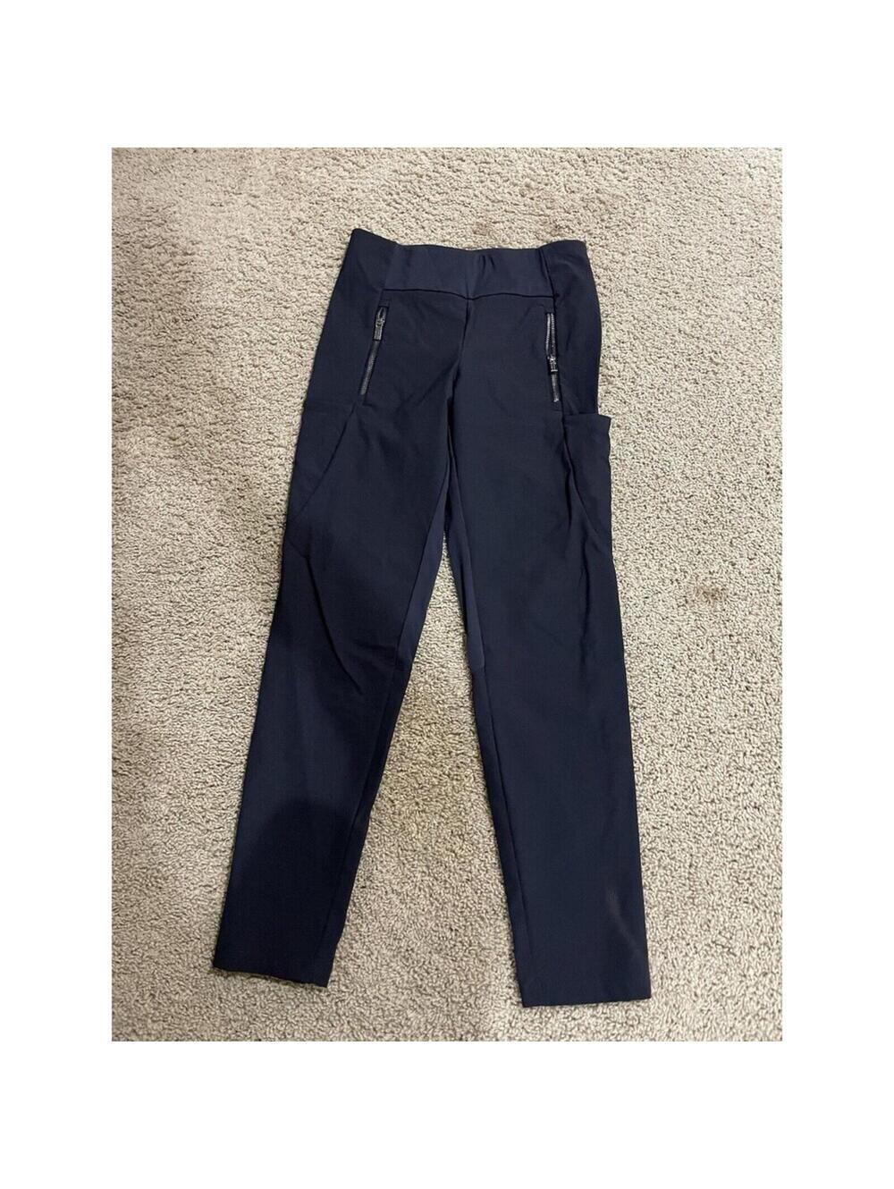 Women’s Athleta Navy Blue Dress Pants Size 2P high rise